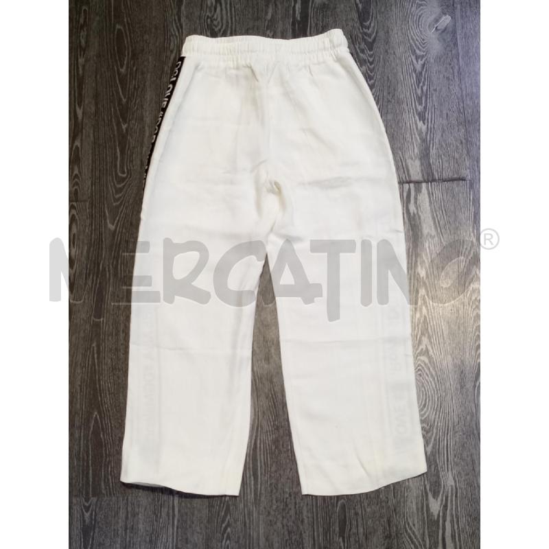 PANTALONE DONNA DOLCE & GABBANA BIANCO BANDA LATERALE | Mercatino dell'Usato Moncalieri bengasi 2