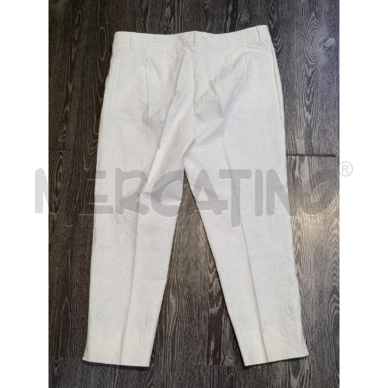 PANTALONE DONNA DOLCE & GABBANA PALERMO BIANCO DAMASCATO  | Mercatino dell'Usato Moncalieri bengasi 2
