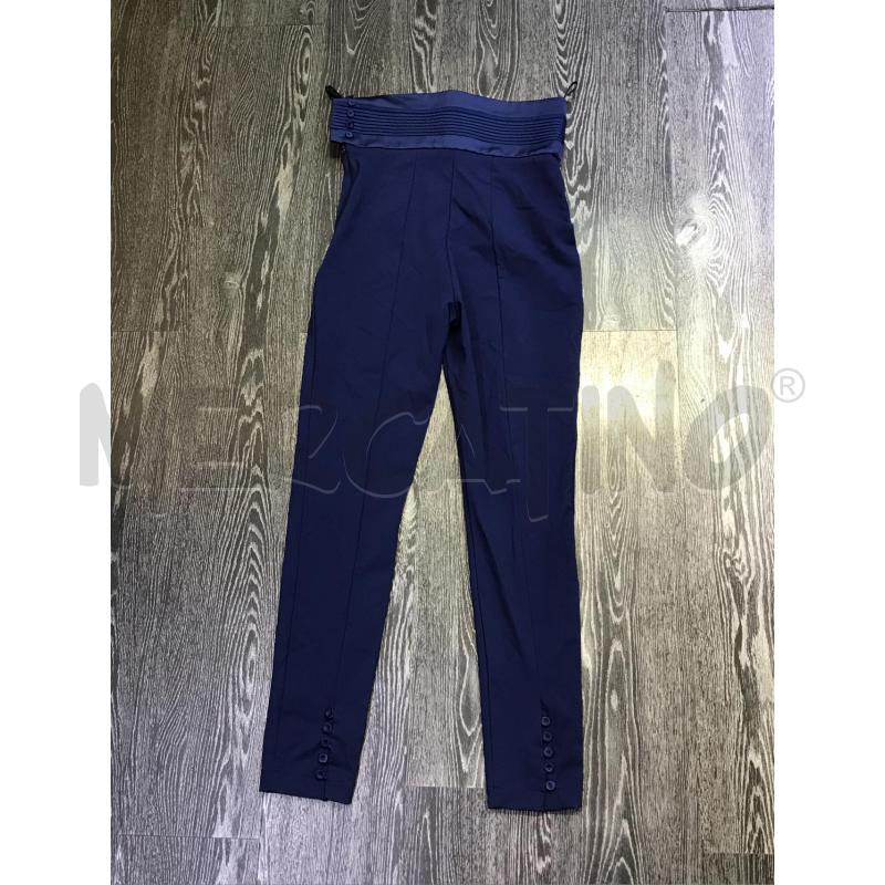 PANTALONE DONNA ELISABETTA FRANCHI BLU FASCIA ALTA | Mercatino dell'Usato Moncalieri bengasi 2