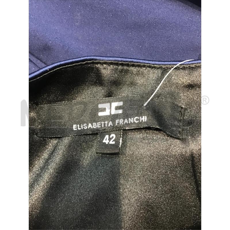 PANTALONE DONNA ELISABETTA FRANCHI BLU FASCIA ALTA | Mercatino dell'Usato Moncalieri bengasi 4
