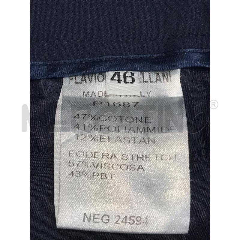 PANTALONE DONNA FLAVIO CASTELLANI BLU REGULAR | Mercatino dell'Usato Moncalieri bengasi 4