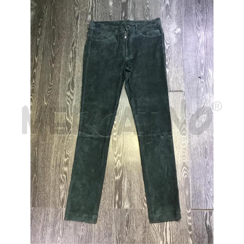 PANTALONE DONNA GOITRE VERDE SCAMOSCIATO | Mercatino dell'Usato Moncalieri bengasi 1