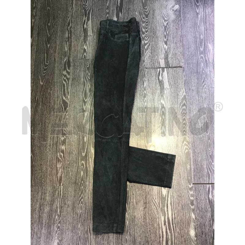 PANTALONE DONNA GOITRE VERDE SCAMOSCIATO | Mercatino dell'Usato Moncalieri bengasi 3