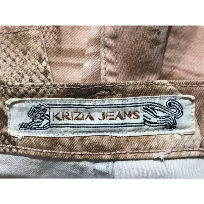 PANTALONE DONNA KRIZIA MARRONE PITONATO | Mercatino dell'Usato Moncalieri bengasi 5