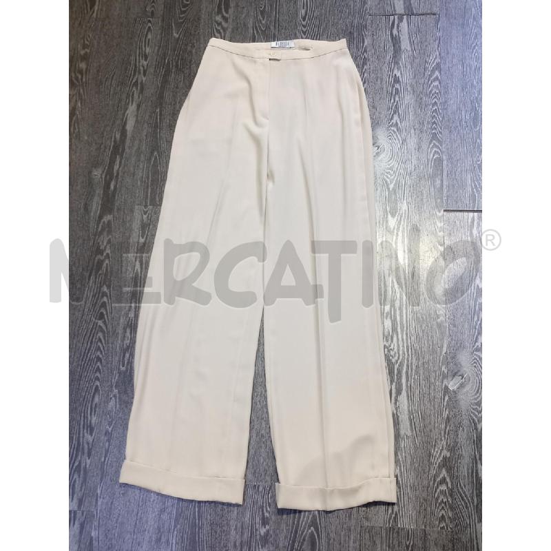 PANTALONE DONNA MARELLA BEIGE CHIARO GAMBA LARGA | Mercatino dell'Usato Moncalieri bengasi 1