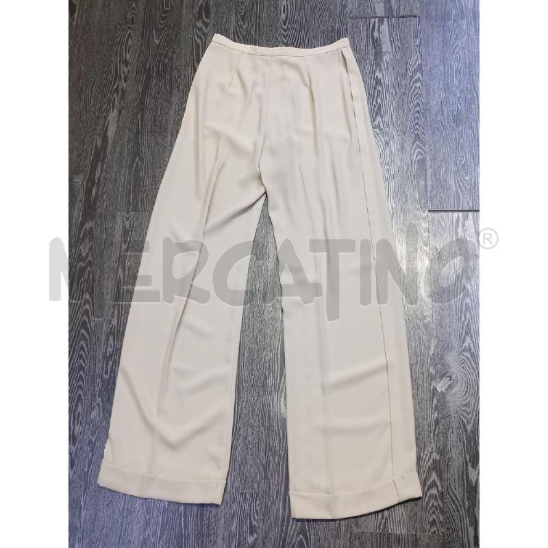 PANTALONE DONNA MARELLA BEIGE CHIARO GAMBA LARGA | Mercatino dell'Usato Moncalieri bengasi 2