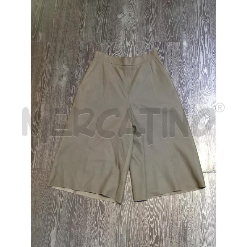 PANTALONE DONNA MARRONE LARGO PELLE | Mercatino dell'Usato Moncalieri bengasi 1