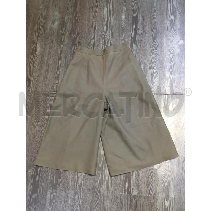 PANTALONE DONNA MARRONE LARGO PELLE | Mercatino dell'Usato Moncalieri bengasi 2