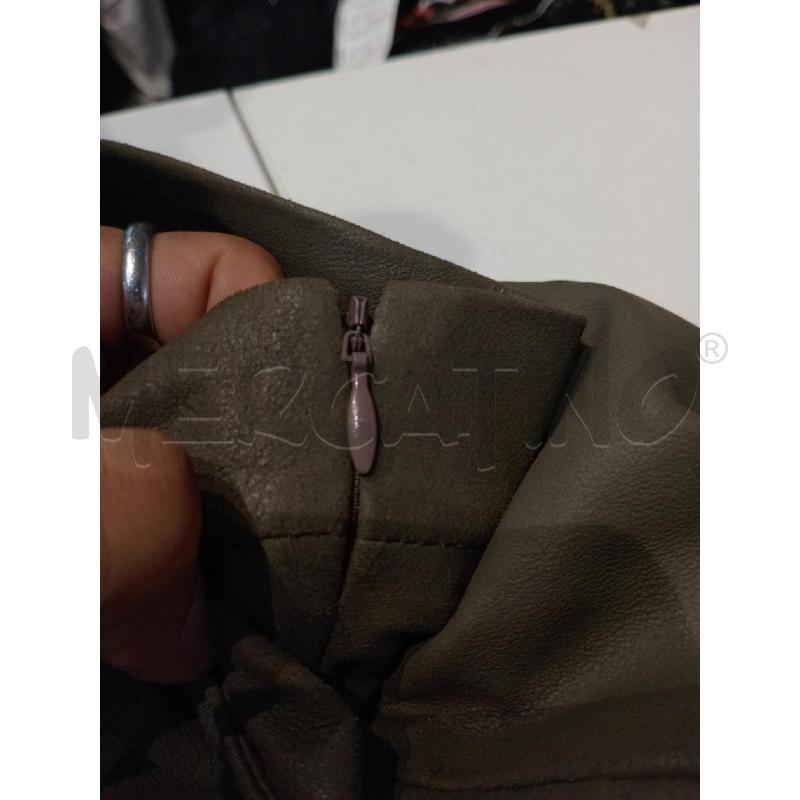 PANTALONE DONNA MARRONE LARGO PELLE | Mercatino dell'Usato Moncalieri bengasi 5