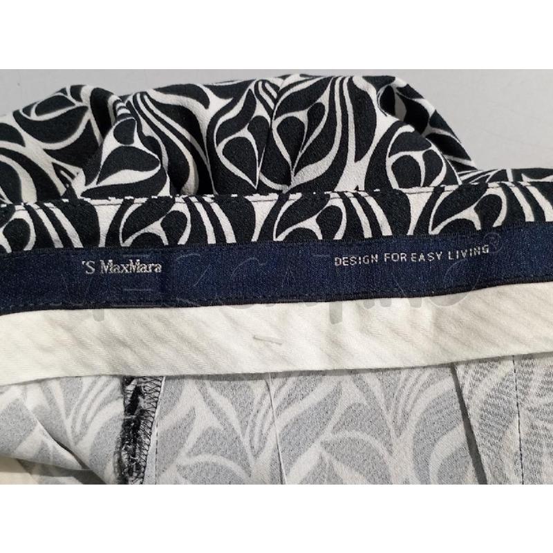 PANTALONE DONNA MAX MARA BIANCO NERO  | Mercatino dell'Usato Moncalieri bengasi 5