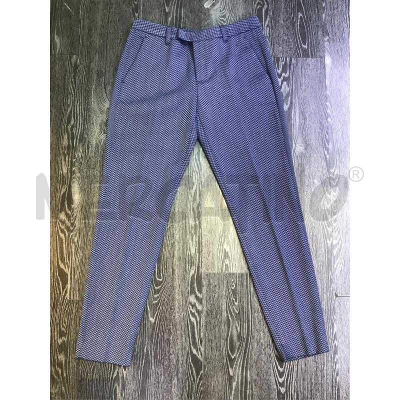 PANTALONE DONNA MAX &CO BLU A QUADRATINI  | Mercatino dell'Usato Moncalieri bengasi 1