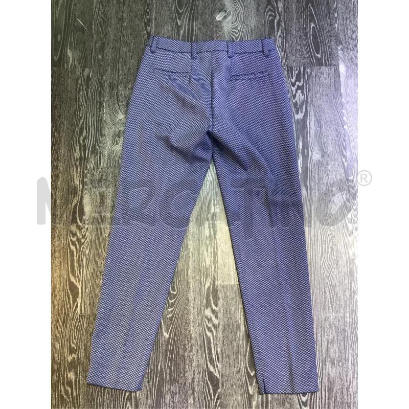 PANTALONE DONNA MAX &CO BLU A QUADRATINI  | Mercatino dell'Usato Moncalieri bengasi 2
