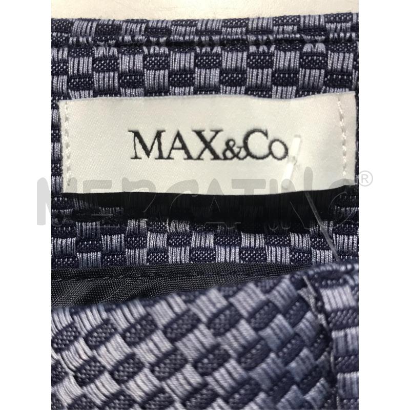 PANTALONE DONNA MAX &CO BLU A QUADRATINI  | Mercatino dell'Usato Moncalieri bengasi 5