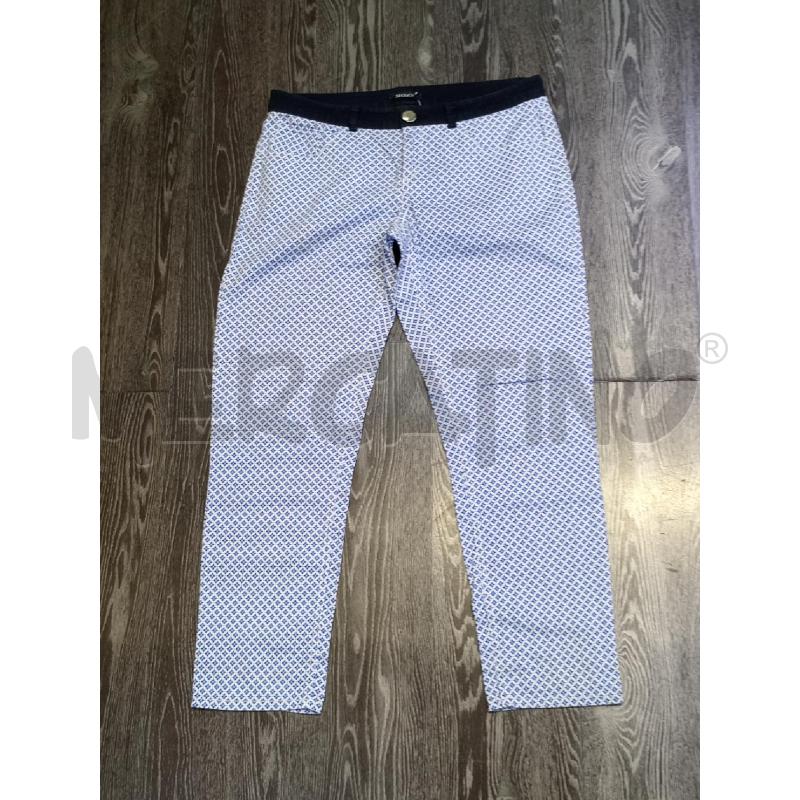 PANTALONE DONNA MAX & CO AZZURRO FIORELLINI  | Mercatino dell'Usato Moncalieri bengasi 1