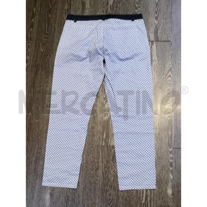 PANTALONE DONNA MAX & CO AZZURRO FIORELLINI  | Mercatino dell'Usato Moncalieri bengasi 2