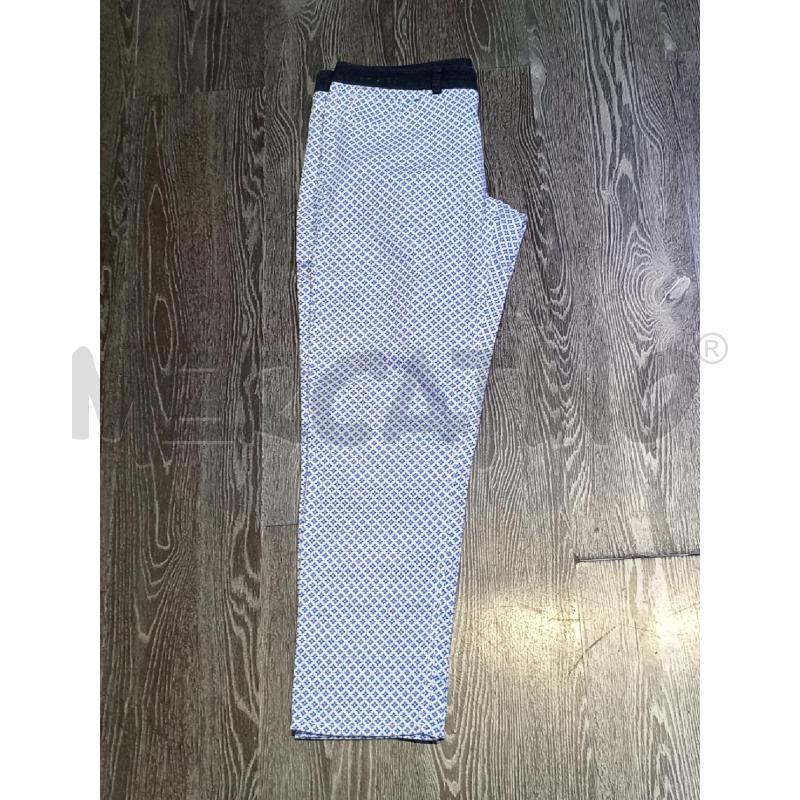 PANTALONE DONNA MAX & CO AZZURRO FIORELLINI  | Mercatino dell'Usato Moncalieri bengasi 3