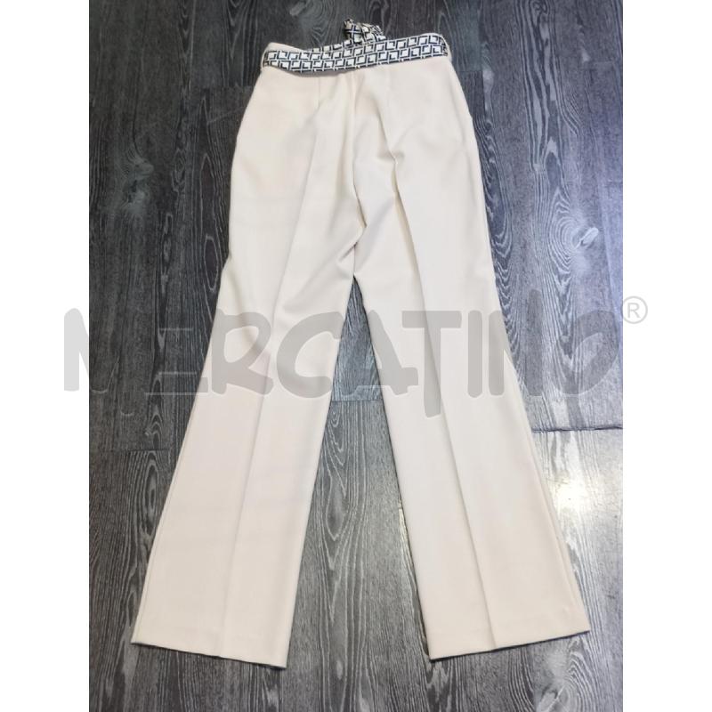 PANTALONE DONNA OLTRE BEIGE CON CINTURA | Mercatino dell'Usato Moncalieri bengasi 2