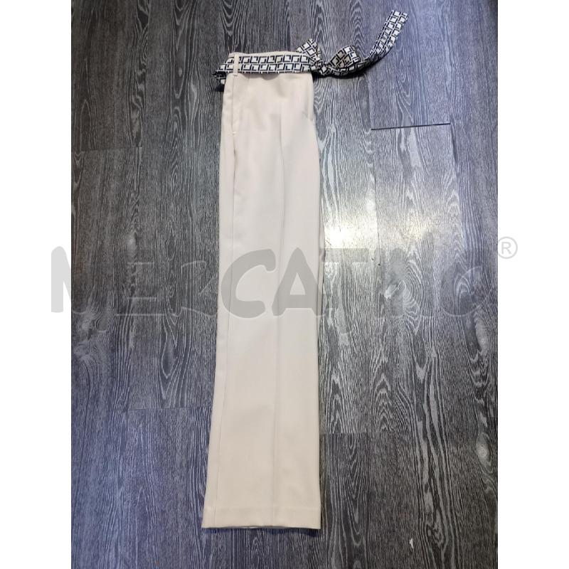 PANTALONE DONNA OLTRE BEIGE CON CINTURA | Mercatino dell'Usato Moncalieri bengasi 3