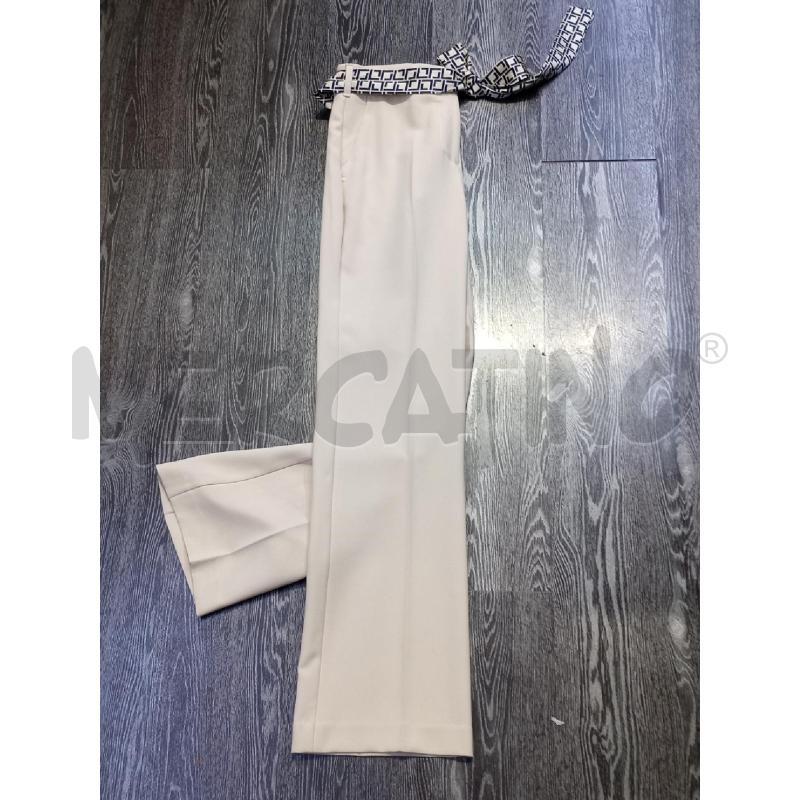 PANTALONE DONNA OLTRE BEIGE CON CINTURA | Mercatino dell'Usato Moncalieri bengasi 4