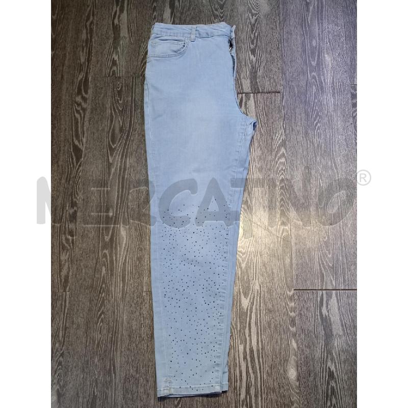 PANTALONE DONNA OLTRE JEANS SKYNNI CON BRILLANTINI | Mercatino dell'Usato Moncalieri bengasi 3
