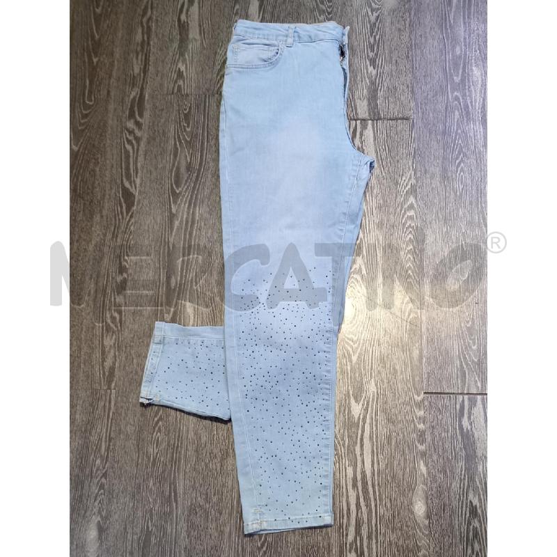 PANTALONE DONNA OLTRE JEANS SKYNNI CON BRILLANTINI | Mercatino dell'Usato Moncalieri bengasi 4