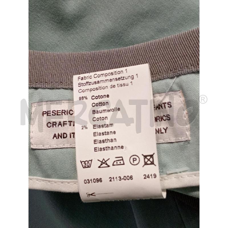 PANTALONE DONNA PESERICO AZZURRO BORDO GRIGIO | Mercatino dell'Usato Moncalieri bengasi 5