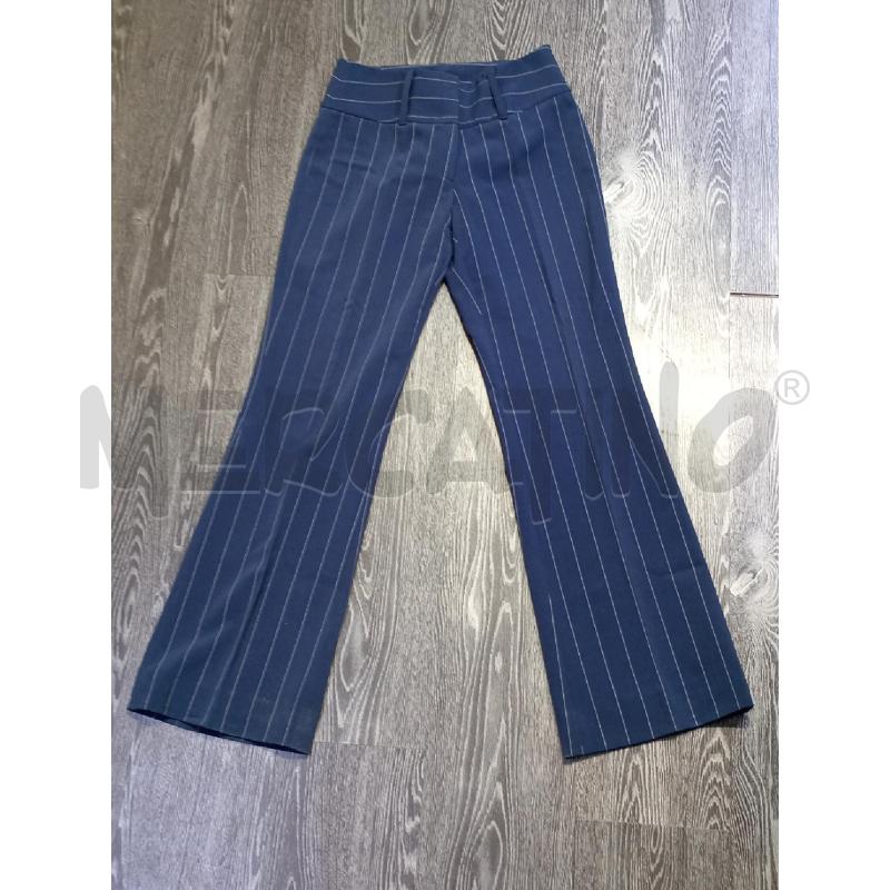 PANTALONE DONNA PINKO BLU GESSATO | Mercatino dell'Usato Moncalieri bengasi 1