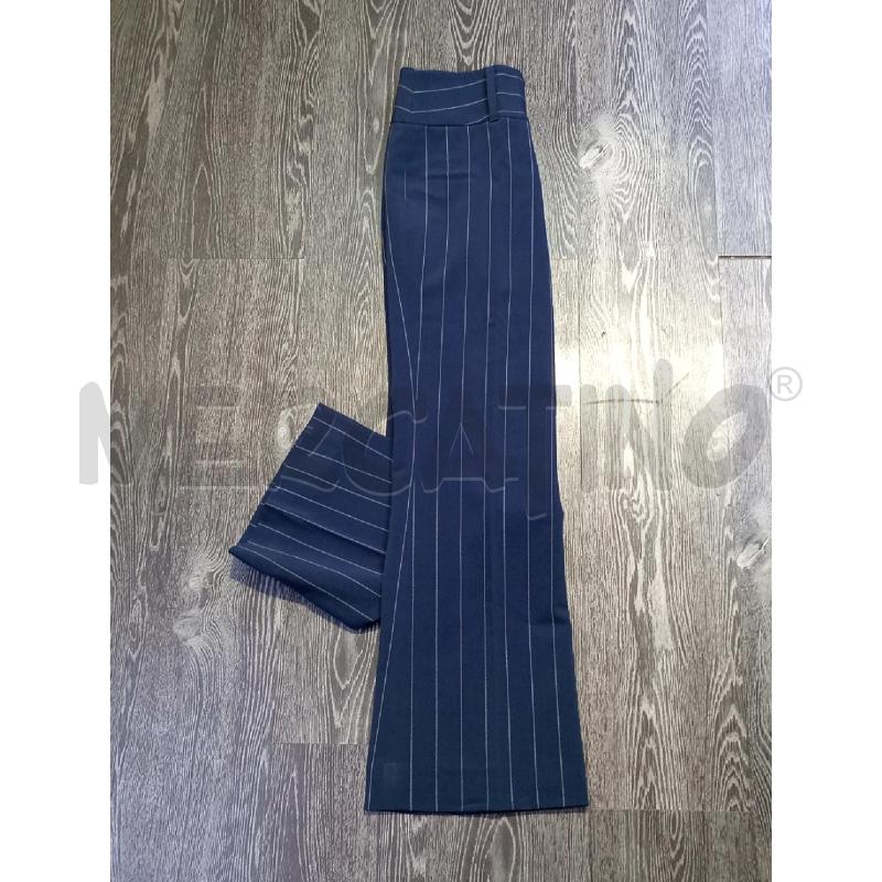 PANTALONE DONNA PINKO BLU GESSATO | Mercatino dell'Usato Moncalieri bengasi 3