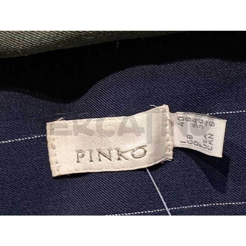 PANTALONE DONNA PINKO BLU GESSATO | Mercatino dell'Usato Moncalieri bengasi 5
