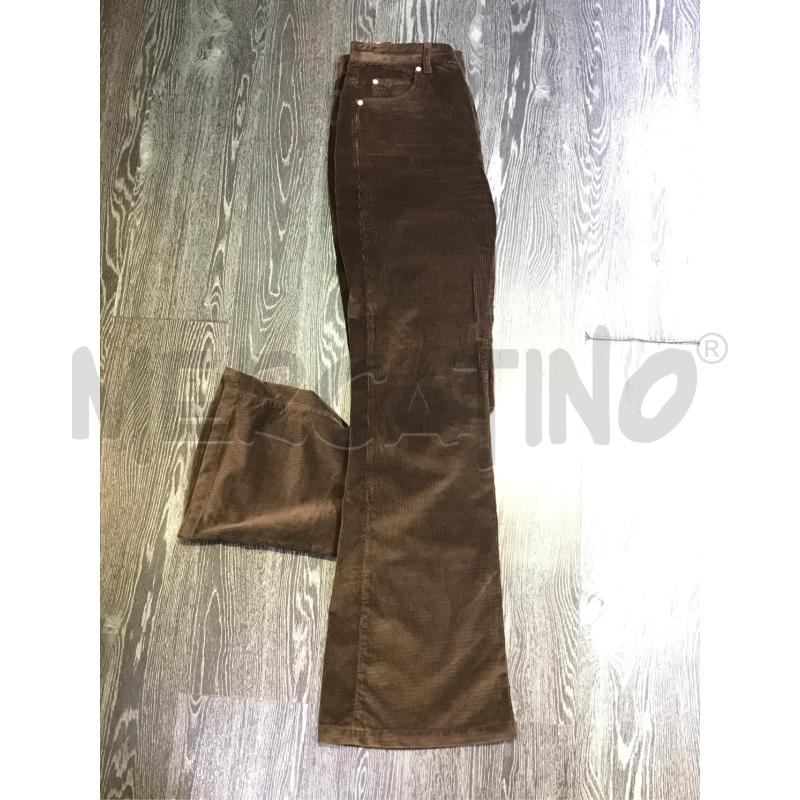 PANTALONE DONNA PINKO MARRONI VELLUTO A COSTE  | Mercatino dell'Usato Moncalieri bengasi 3