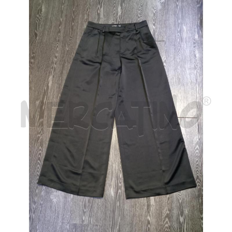 PANTALONE DONNA RALPH LAUREN NERO LUCIDO LARGO PENCES IN VITA | Mercatino dell'Usato Moncalieri bengasi 1
