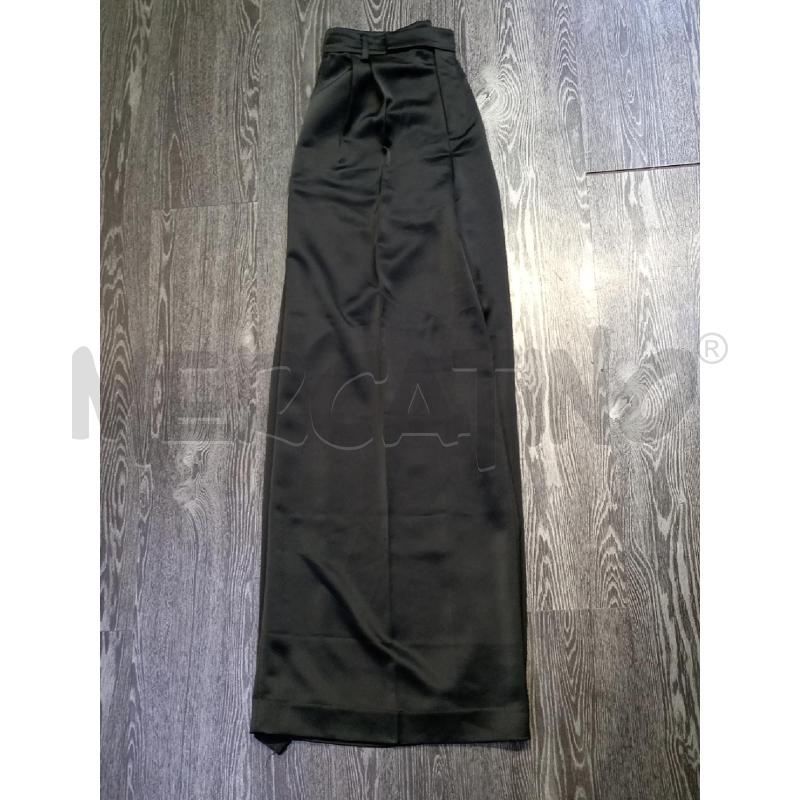 PANTALONE DONNA RALPH LAUREN NERO LUCIDO LARGO PENCES IN VITA | Mercatino dell'Usato Moncalieri bengasi 3