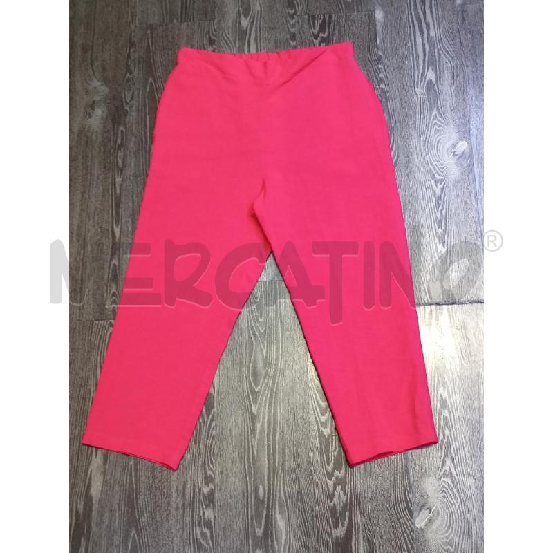 PANTALONE DONNA RINASCIMENTO FUCSIA LINO | Mercatino dell'Usato Moncalieri bengasi 1