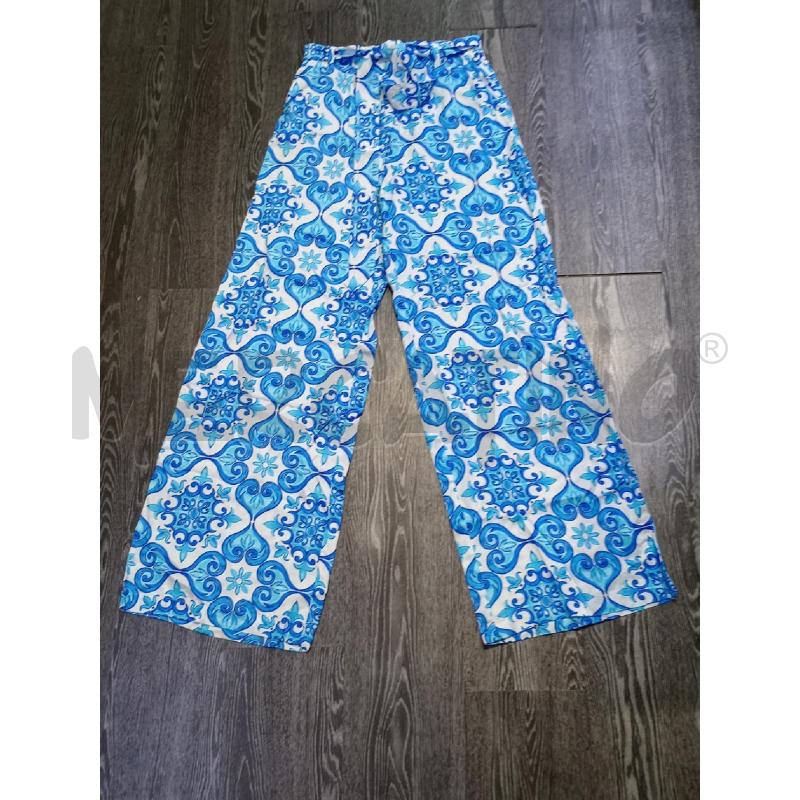 PANTALONE DONNA SAINT BARTH BIANCO AZZURRO LARGO | Mercatino dell'Usato Moncalieri bengasi 1