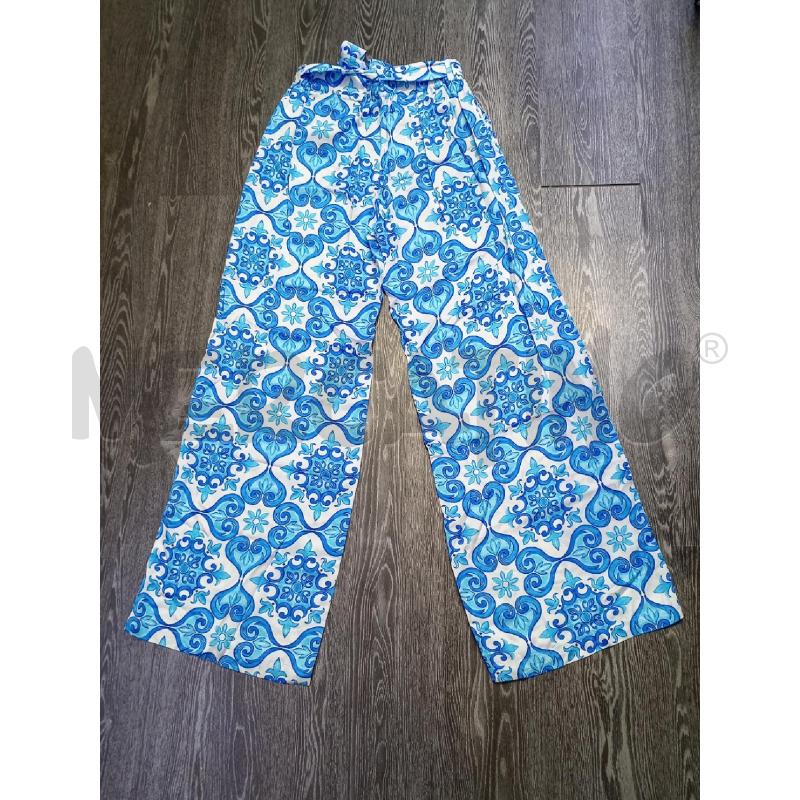 PANTALONE DONNA SAINT BARTH BIANCO AZZURRO LARGO | Mercatino dell'Usato Moncalieri bengasi 2