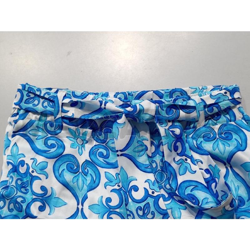 PANTALONE DONNA SAINT BARTH BIANCO AZZURRO LARGO | Mercatino dell'Usato Moncalieri bengasi 4