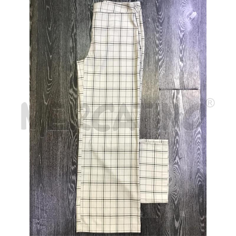 PANTALONE DONNA SANDRO FERRONE BEIGE QUADRI | Mercatino dell'Usato Moncalieri bengasi 2