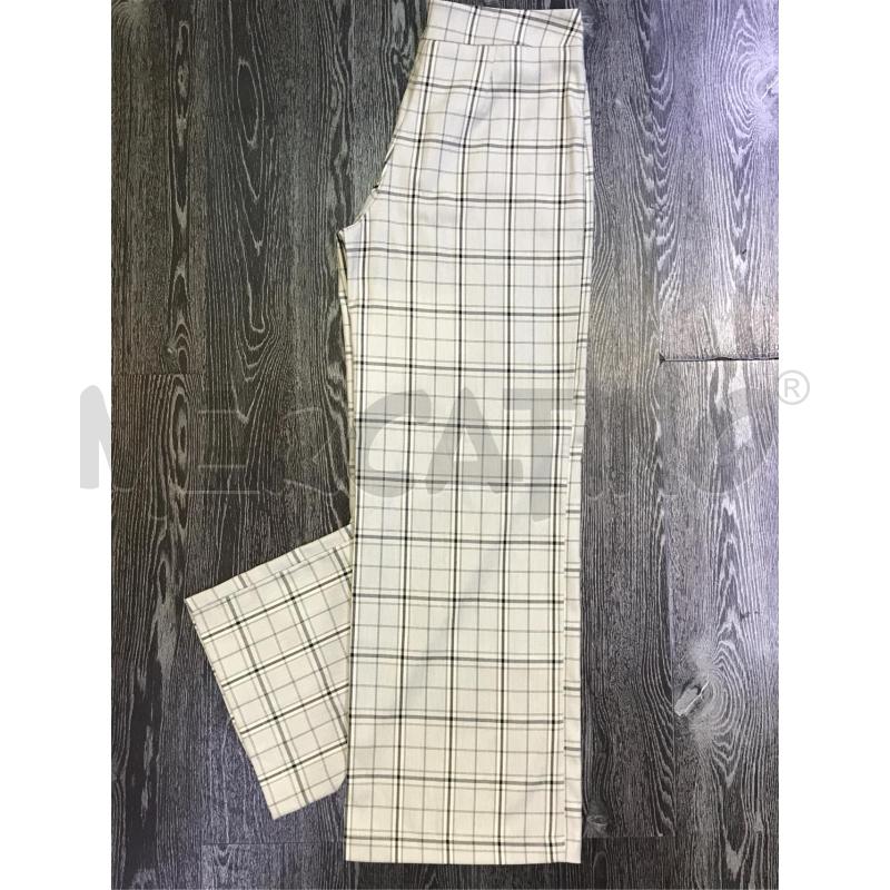 PANTALONE DONNA SANDRO FERRONE BEIGE QUADRI | Mercatino dell'Usato Moncalieri bengasi 3