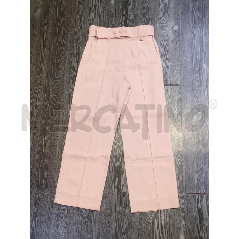 PANTALONE DONNA SPORTMAX ROSA CON CINTURA | Mercatino dell'Usato Moncalieri bengasi 1
