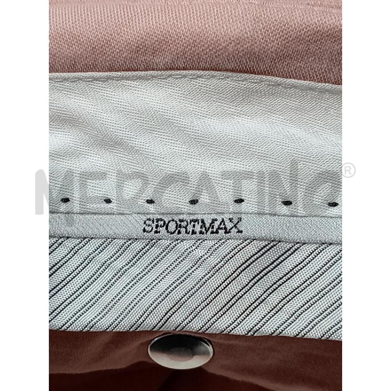 PANTALONE DONNA SPORTMAX ROSA CON CINTURA | Mercatino dell'Usato Moncalieri bengasi 5