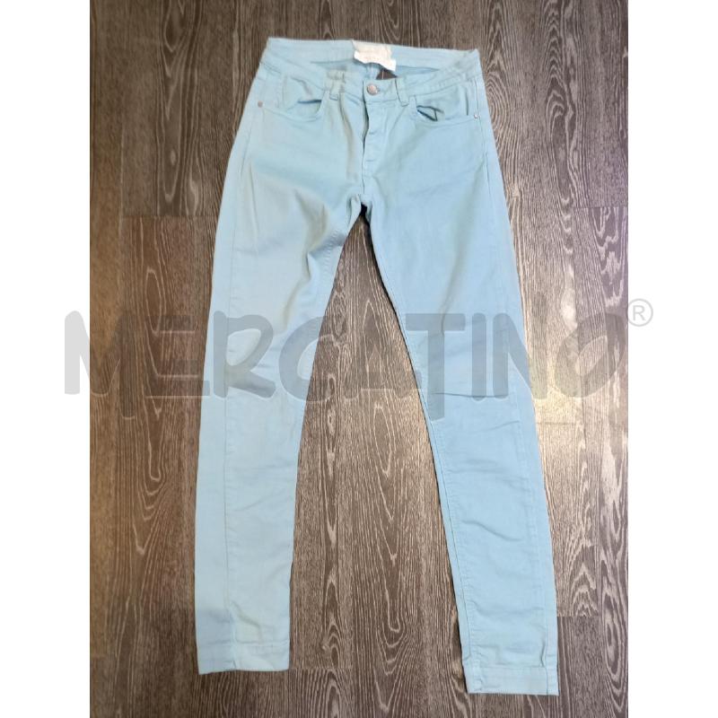 PANTALONE DONNA THIN SET AZZURRO  | Mercatino dell'Usato Moncalieri bengasi 1