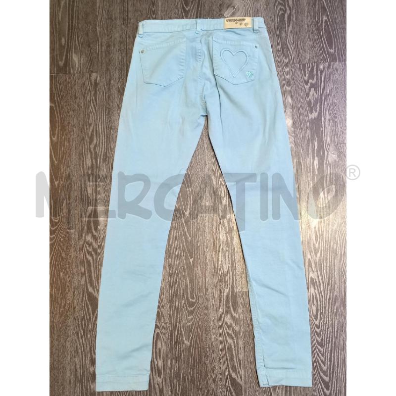 PANTALONE DONNA THIN SET AZZURRO  | Mercatino dell'Usato Moncalieri bengasi 2