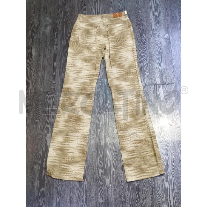 PANTALONE DONNA TRUSSARDI BEIGE PITONATO | Mercatino dell'Usato Moncalieri bengasi 2