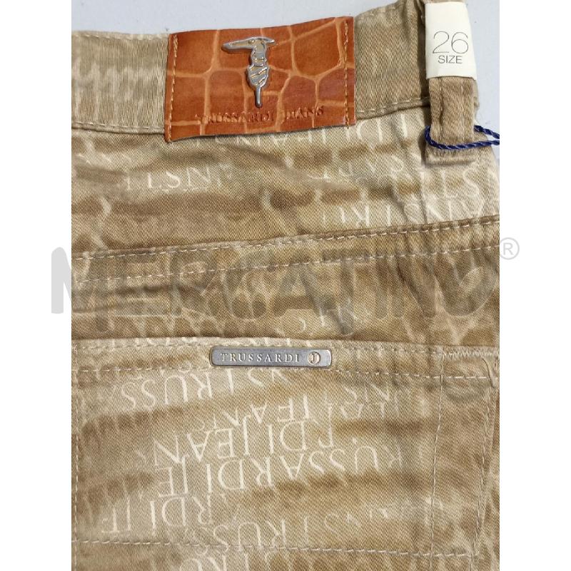 PANTALONE DONNA TRUSSARDI BEIGE PITONATO | Mercatino dell'Usato Moncalieri bengasi 4