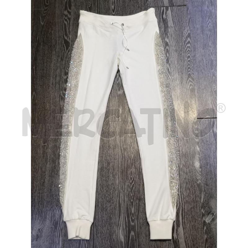 PANTALONE DONNA TUTA RICHMOND BIANCO CON STRASS | Mercatino dell'Usato Moncalieri bengasi 1