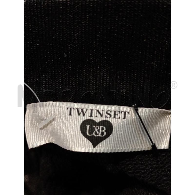 PANTALONE DONNA TWINN SET NERO SPIGATO | Mercatino dell'Usato Moncalieri bengasi 5
