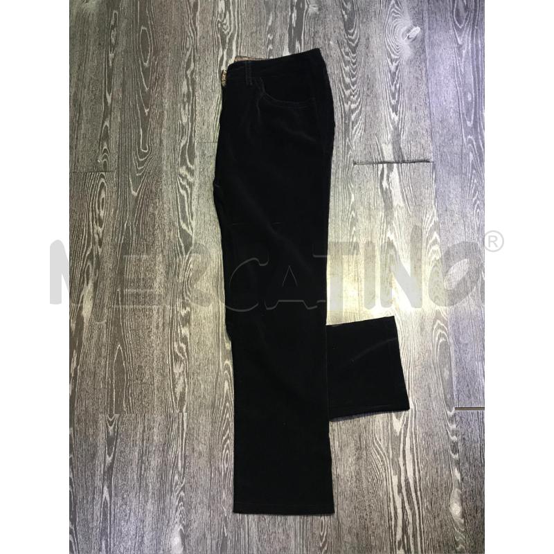 PANTALONE DONNA UNGARO NERO VELLUTO  | Mercatino dell'Usato Moncalieri bengasi 4