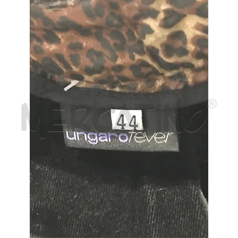 PANTALONE DONNA UNGARO NERO VELLUTO  | Mercatino dell'Usato Moncalieri bengasi 5