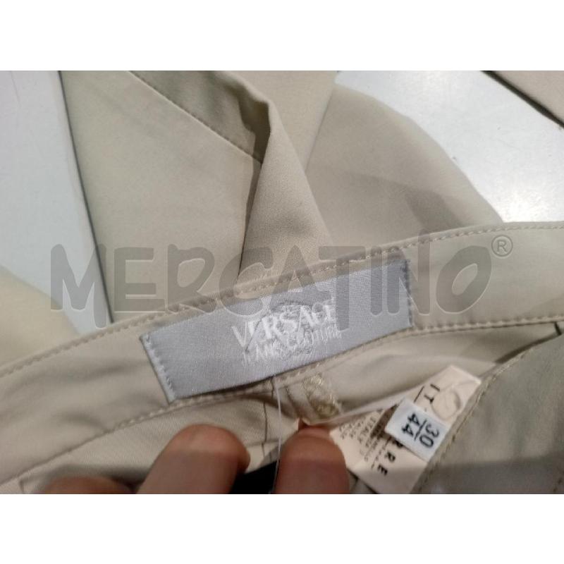 PANTALONE DONNA VERSACE JEANS COUTURE BEIGE | Mercatino dell'Usato Moncalieri bengasi 5