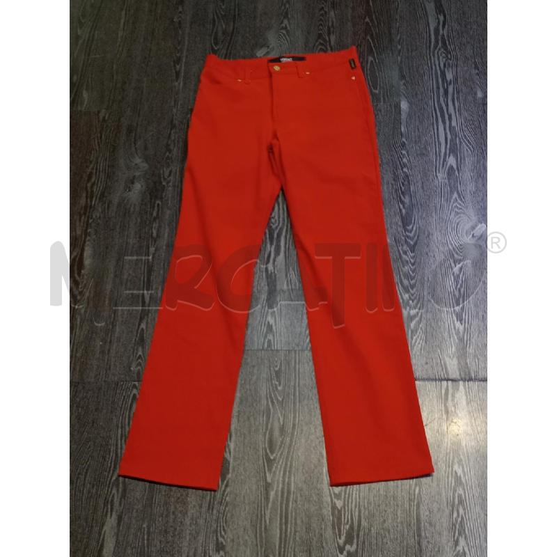 PANTALONE DONNA VERSACE JEANS COUTURE ROSSO  | Mercatino dell'Usato Moncalieri bengasi 1